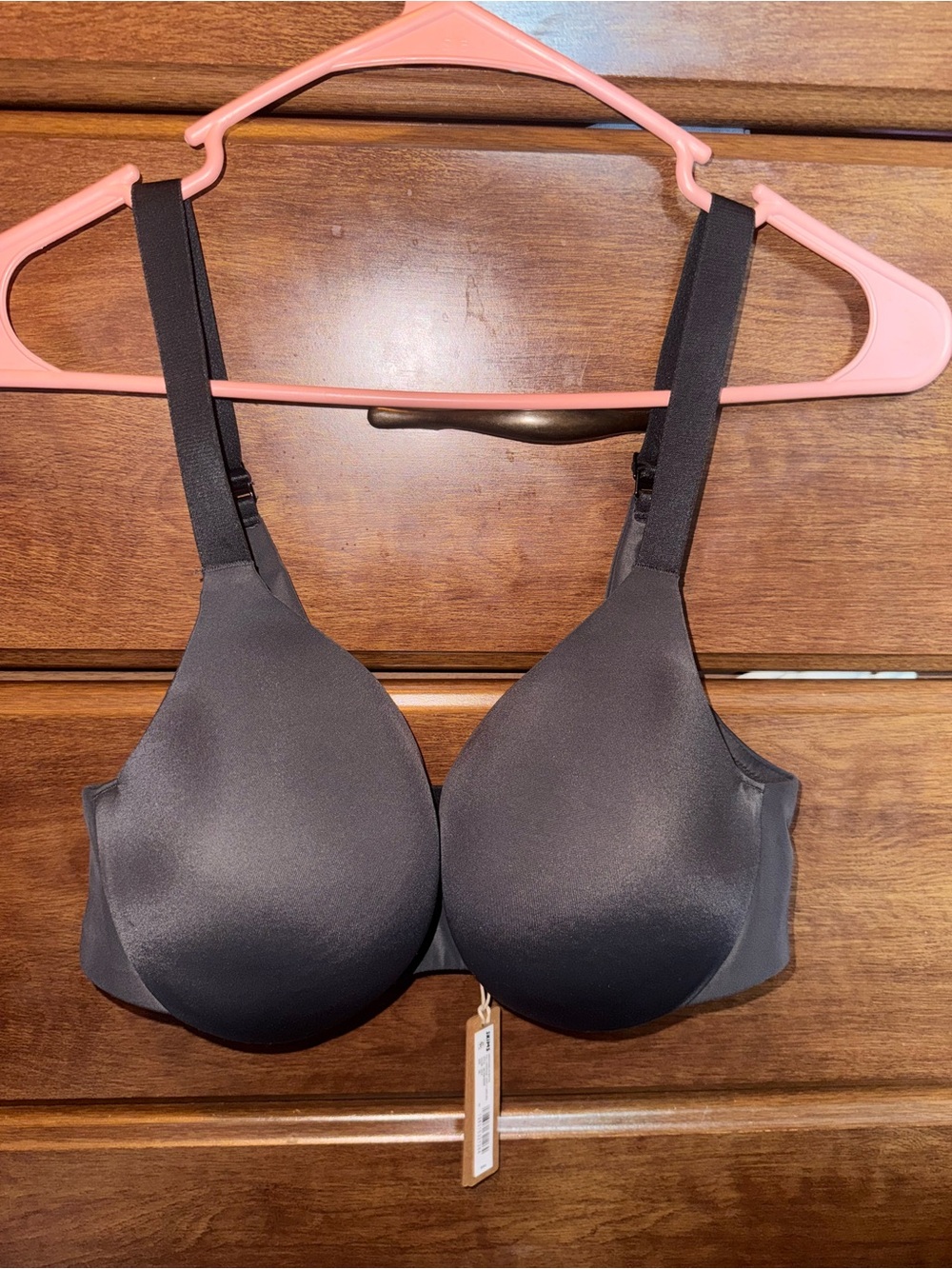 SKIMS Smooth Black T Shirt Bra-36C